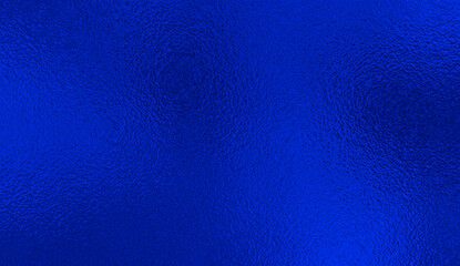 Blue Foil Texture Background with Glass Effect, Illustration. Abstract gradient bright and shiny light reflection rough texture 