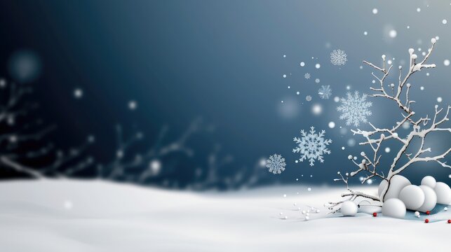 Minimalist wallpaper for sale in Christmas festival, featuring elegant snowflakes, vector style.