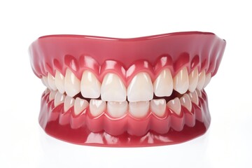 Obraz premium Teeth model dessert person mouth.