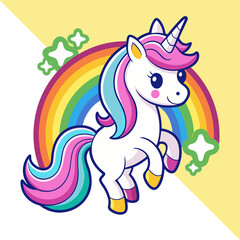 Naklejka premium horse with flowers