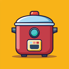 rice cooker silhouette icon vector design