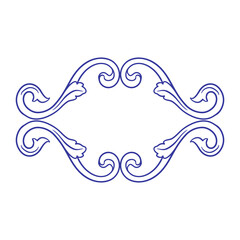 Frame Vintage Ornament. Border Luxury Element Suitable for wedding invitation cards label.