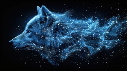Wolf in Stardust