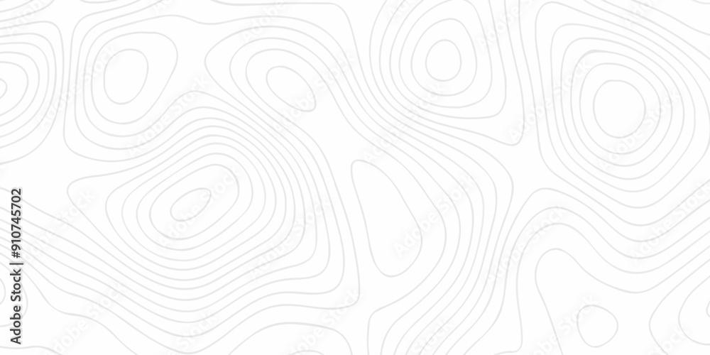 Poster abstract design seamless pattern with line topographic map. geographic mountain relief. retro topogr