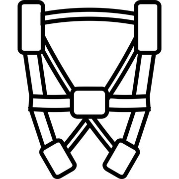 recommend clip art: Safety Harness Icon