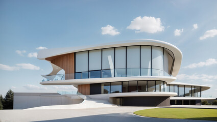 Fototapeta premium building with sky