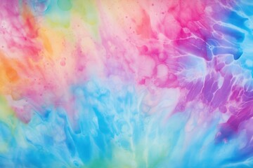 Fototapeta premium Minimal ice dye techniques pastel rainbow backgrounds textured painting.