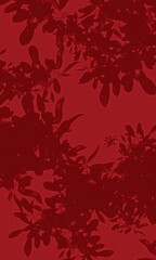 leaves silhouette background, vintage style wallpaper, silhouettes of tropical leaves abstractly arranged, old color tone backdrop, grainy texture 