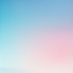 Fototapeta premium A soft pastel gradient background transitioning from light blue to soft pink, creating a dreamy and soothing effect. 8k UHD, suitable for high-quality printing or digital display. 