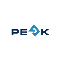 Peak 9 logo icon vector