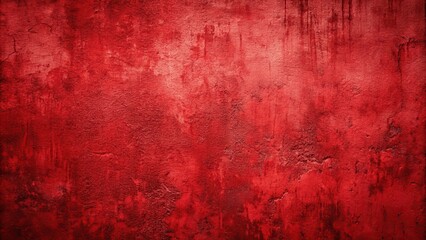 Fototapeta premium Red grunge concrete wall texture, grunge, red, concrete, wall, texture, rough, grainy, surface, background, vintage, distressed
