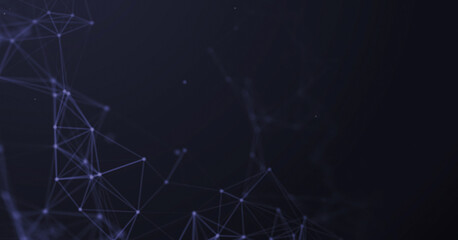 Illustration made using adobe after effect. Premium elegant for background. Network of dots and lines symbolizing digital communication.