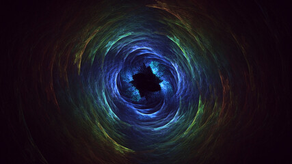 3D manual rendering abstract fantasy light fractal background. Its not AI Generatd illustration.
