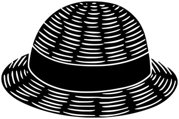 farmer illustration agriculture silhouette worker logo farm icon gardener outline farming hat man gardening harvest agricultural person straw rancher shape beach ranch cultivating for vector graphic b