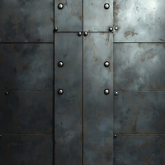 Fototapeta premium An industrial-style background with metallic textures and a rugged, urban feel