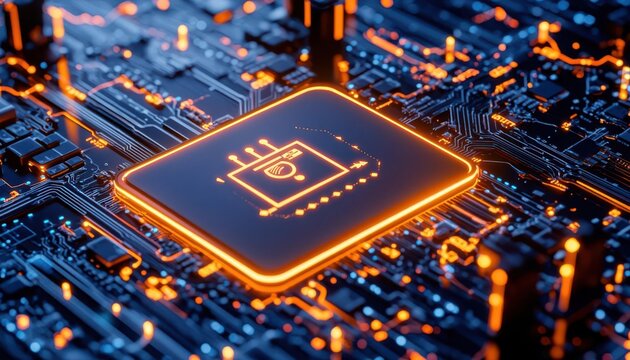 Holographic risk assessment with cyber defense metrics and glowing data, Cyber Defense, Risk Assessment