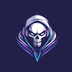 Skull e sports logo template