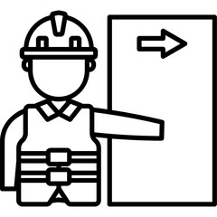 Emergency Evacuation Icon