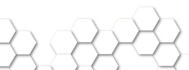 Abstract seamless hexagon pattern background. Abstract hexagon technology design background. Vector Illustration.