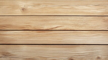 Fototapeta premium Light oak wooden planks with a natural grain and smooth texture, ideal for background use