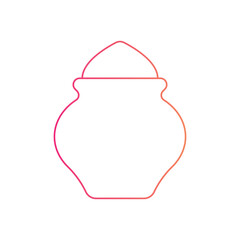 Pot vector icon