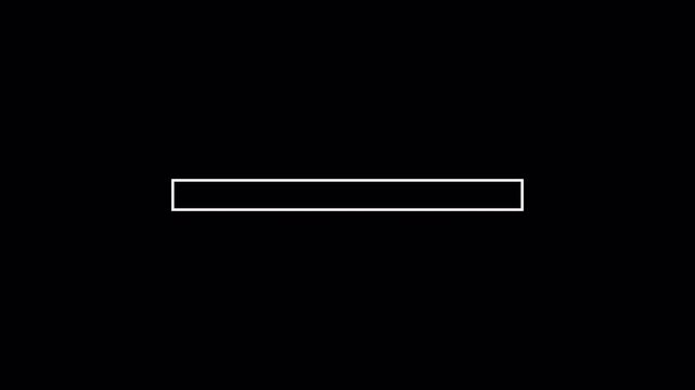 

progress bar animation with alpha channel, white loading bar animate on a transparent  background, 4k Video


