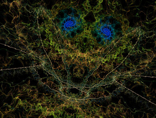 Imaginatory fractal abstract background Image