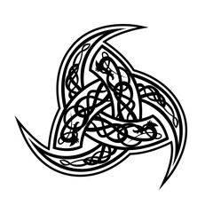 Scandinavian Viking symbol Odin's Horn