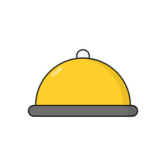 Food Tray vector icon