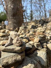 Rock Stacks in Gyeongju Temple
