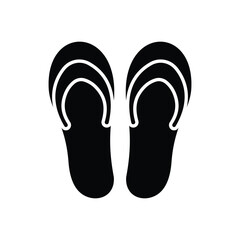 Slippers vector icon