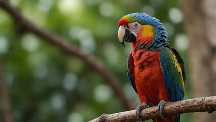 Obraz premium blue and yellow macaw