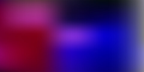 Dark pink, green vector gradient blur template.