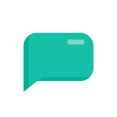 Colorful speech bubble