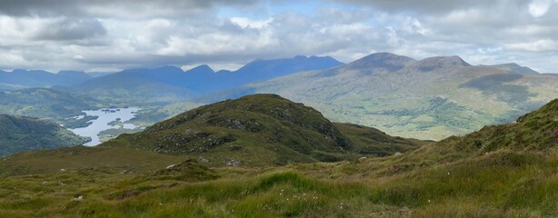 view of the mountains
