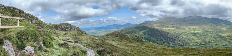 panorama of the mountains