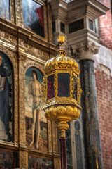 Detail from interior of  Basilica dei Santi Giovanni e Paolo