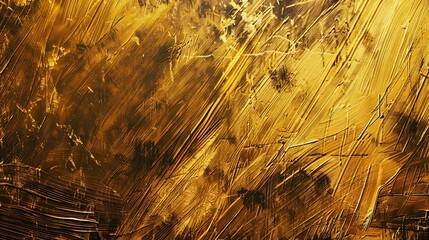 Textured golden brush strokes on canvas, simulating traditional art techniques in a digital backdrop