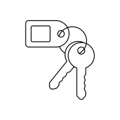 Room Key vector icon