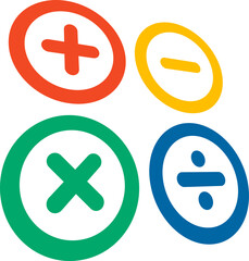 Math Calculator Symbol Logo