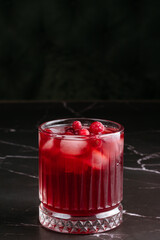 alcoholic cocktail made from cranberries
