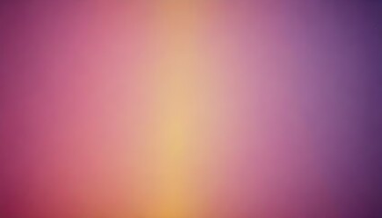 Fototapeta premium Pastel Gradient Banner - Purple, Yellow, Pink, Retro Noise Texture