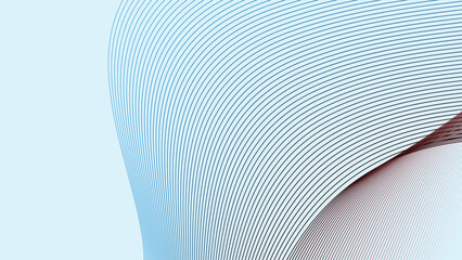 Sky Blue abstract background with curve line for backdrop or presentation