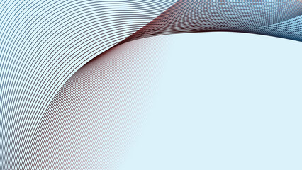 Sky Blue abstract background with curve line for backdrop or presentation