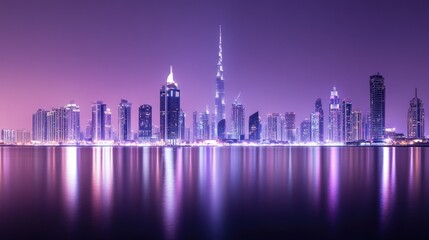 Night Skyline of Dubai