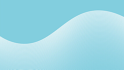 Sky Blue abstract background with curve line for backdrop or presentation