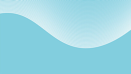 Sky Blue abstract background with curve line for backdrop or presentation