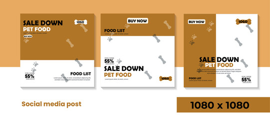 pet food media social post
