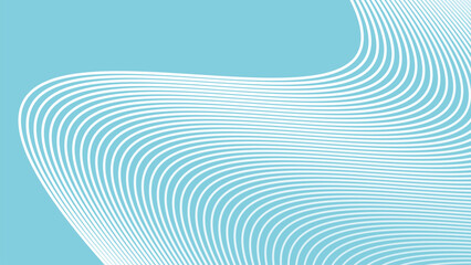 Sky Blue abstract background with curve line for backdrop or presentation