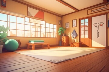 Room architecture furniture flooring.